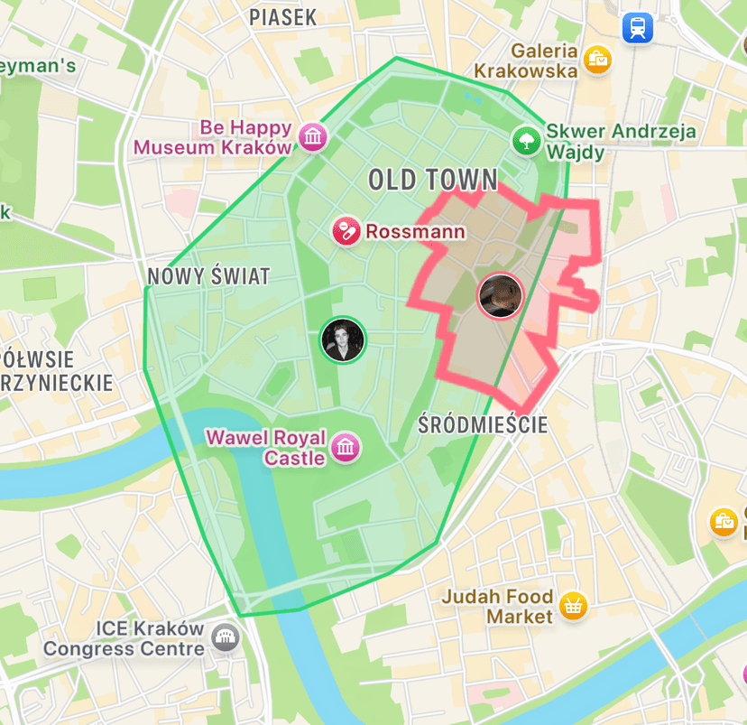 Motera run tracker showing territory capture gameplay